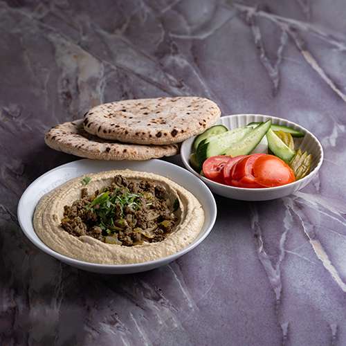 חומוס בשר